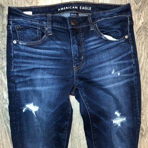 Womans American Eagle Super Stretch Skinny Jean